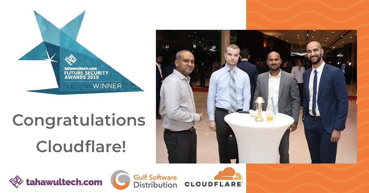 Cloudflare, Inc. awarded as Best Anti-DDoS Vendor.