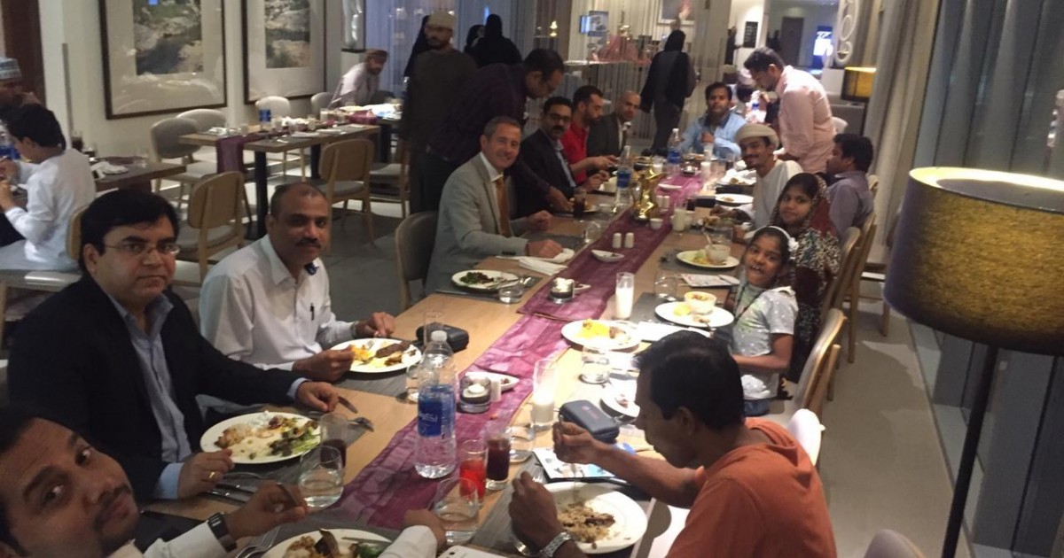 Moments from our Iftar in Oman